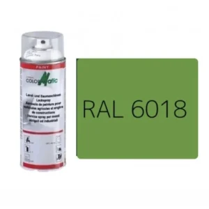 ColorMatic RAL6018 Açık Yeşil Akrilik Sprey Boya 400 ml