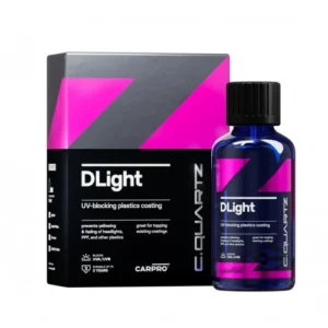 CARPRO CQUARTZ DLight – PPF, Far, Bakalit ve Plastikler için Seramik Kaplama - 30ml