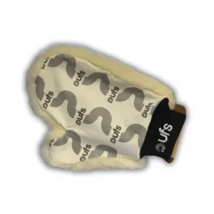 Ufs Beyaz Tek Yüz  Kuzu Postu Yıkama Parlatma Eldiveni