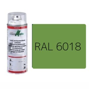 ColorMatic RAL6018 Açık Yeşil Akrilik Sprey Boya 400 ml