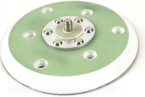 Orbital Polisaj Makinesi için Cırtlı 125mm Taban ( Delikli - Orbital - Dual Action Makinelere Uyumlu )