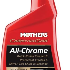 Mothers® California Gold® All-Chrome®– Krom Temizleyici, Parlatıcı ve Koruyucu Hızlı Cila / 355ml