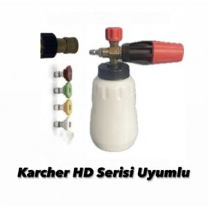 Karcher HD Serisi Uyumlu Aparat + 4 Yıkama Nozulları + Foam Lance Köpük Tabancası
