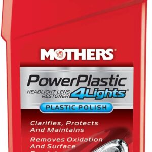 Mothers® California PowerPlastic 4Lights® Plastic Polish – Saydam Plastik Temizleyici ve Koruyucu Cila / 236ml