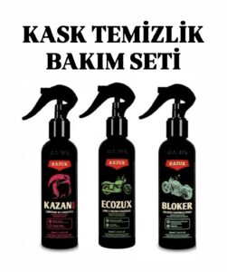 Razux Kask Temizlik ve Bakım Seti – 3 Adet Ürün