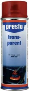 Presto Transparent - Far Stop Boyası Kırmızı - 400ml