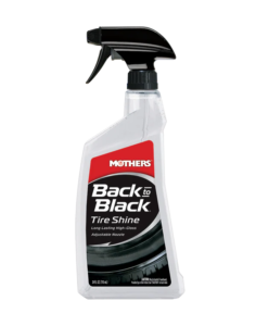 Mothers® Back-to-Black® Tire Shine High-Gloss – ® Çok Parlak Lastik Parlatıcı Ürünü / 710 mL