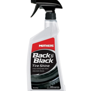 Mothers® Back-to-Black® Tire Shine High-Gloss – ® Çok Parlak Lastik Parlatıcı Ürünü / 710 mL