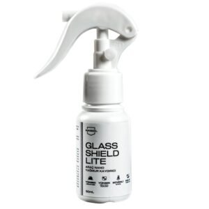 Nasiol Glasshield Lite Nano Yağmur Kaydırıcı-Cam Yüzey Seramik Kaplama Spreyi-1 Yıl Dayanım-50ml