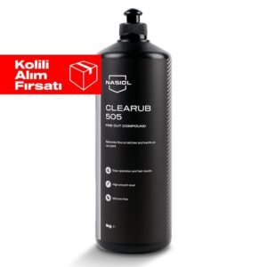 Nasiol Clearub 505 Hafif Çizik Giderici Polisaj Pastası-Pasta Cila-1kg 6'lı Set (Kolili)