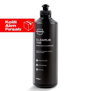 Nasiol Clearub 705 En Hafif Çizik/Hare Giderici Polisaj Pastası-Pasta Cila-500gr 6'lı Set (Kolili)