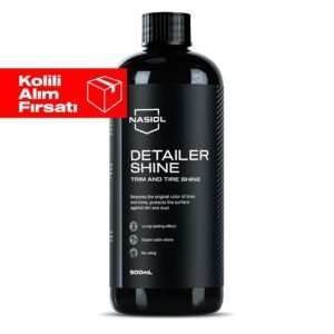 Nasiol Detailershine Trim ve Lastik Parlatıcı/Yenileyici Jel ve Sünger-12'li Set (Kolili)