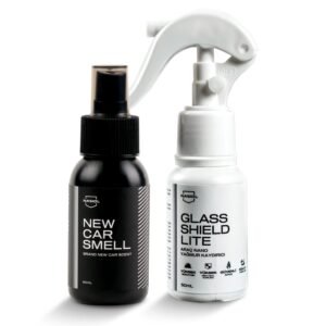Nasiol-SET 11-Glasshield Lite Nano Yağmur Kaydırıcı ve New Car Smell Yeni Araç Kokusu Seti
