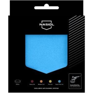 Nasiol Özel Hava Kanallı Polisaj Süngeri/Pedi-En Hafif Çizik/Hare Giderici-150mm-Mavi