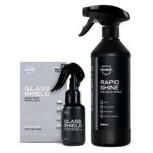 Nasiol-SET 12-Rapidshine Hızlı Detay Spreyi ve Glasshield Nano Yağmur Kaydırıcı Sprey Seti