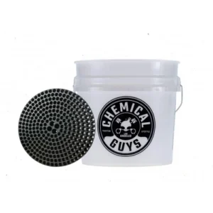Chemical Guys Bucket - Beyaz Yıkama Kovası Seti -  ( CG Kova + PA Siyah Dirt Trap Süzgeç )