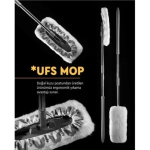 UFS Mop %100 Kuzu Postu Araç Yıkama Pedi ( Aparatlı )