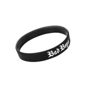 BadBoys logolu Siyah bileklik