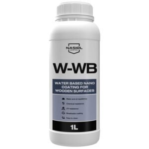 Nasiol Endüstriyel W-WB Ahşap Yüzeyler için Nano Kaplama-1lt